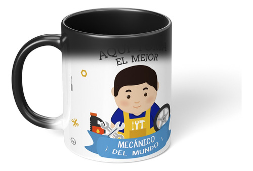 Taza Magica Cambia Color Aqui Toma El Mejor Mecanico