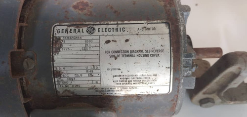 Motor 1/4 Hp General Electric 