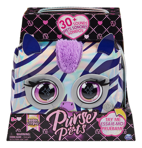 Purse Pets Cartera Interactiva Metalizada +30 Sonidos 