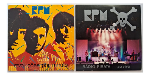 2 Lps Rpm - Revoluções/ Radio Pirata 1985/1986 Epic C/ Enc.