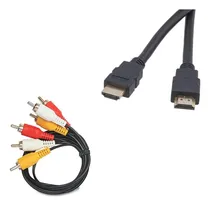 Comprar Cabo Hdmi + 3rca Av Componente Pu002F Tv Video Game Caixa De Som