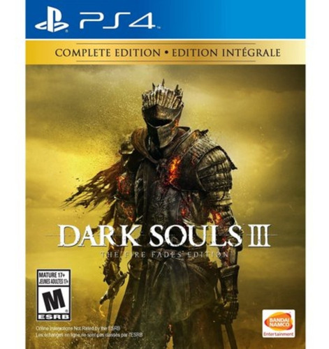 Imagen 5 de 5 de Dark Souls III The Fire Fades Edition Bandai Namco PS4 Físico