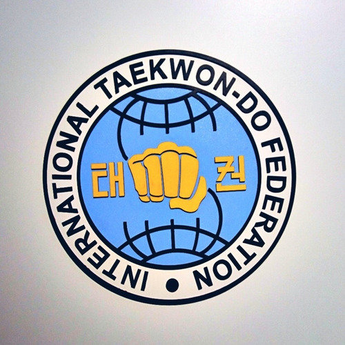 Cuadro Relieve Gigante Taekwondo Tkd 3d Decoración Regalo