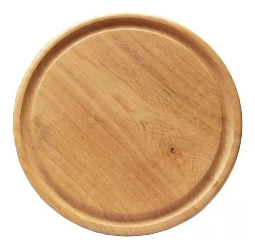 Plato / Tabla Pizzera Madera Algarrobo 35 Cm Ferpa 