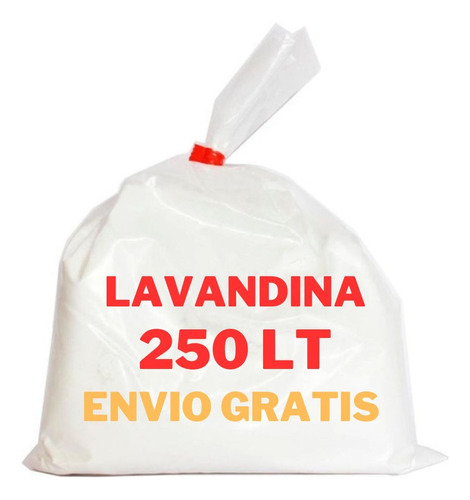 Polvo Para Preparar 250 Litros De Lavandina Blanca No Mancha