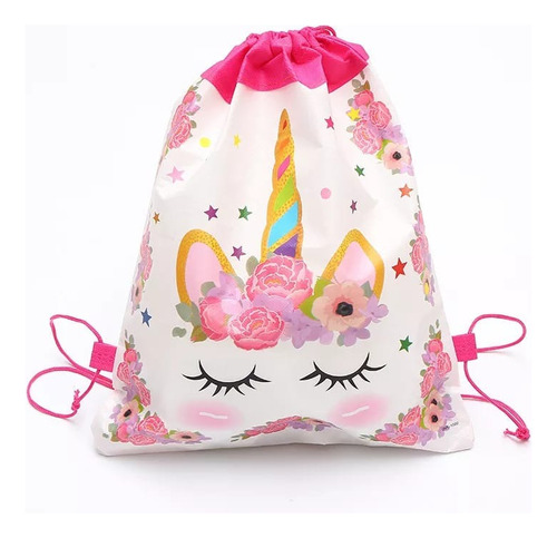 Bolso Tipo Morral Diseño Unicornio 