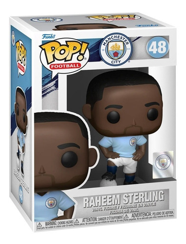 Funko Pop! Football - Manchester City Raheem Sterling #48