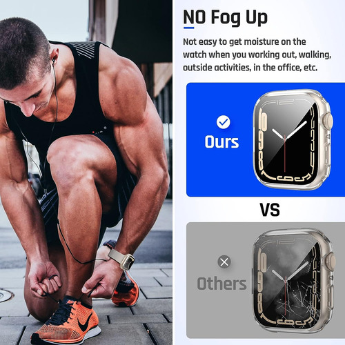 Goton 2 En 1 Funda Impermeable Para Apple Watch Series 9 ...