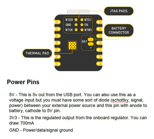Para A Placa De Desenvolvimento Xiao Esp32-c3 Wifi Mesh 5.0