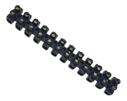 Imagen 2 de 5 de Pack 10 Regletas De Conexión Plástica 12 Polos 4mm