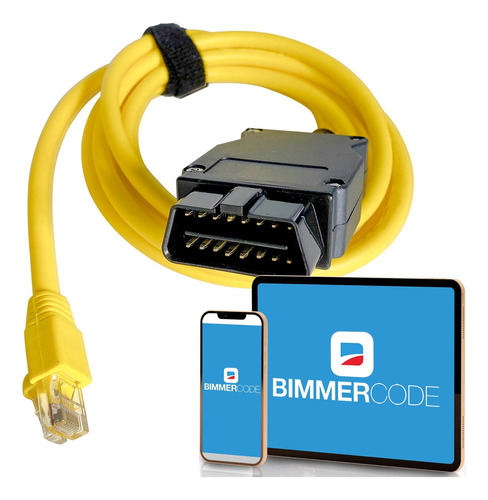 New 2m Ethernet To Obd Interface Cable E-sys Icom Coding F-s