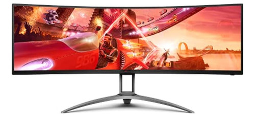 Agon Ag493ucx2 Super Wide Curved Gaming Monitor, Dual Qhd 51