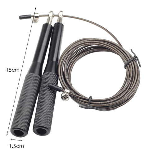 2 Corda De Pular De Velocidade 300cm Comprimento Ajustável