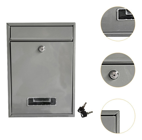 Buzón De Pared Con Cerradura Para Exteriores, Buzón De