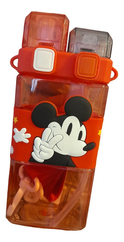 Botella De Agua - Mickey Mouse 570ml + Colgante 