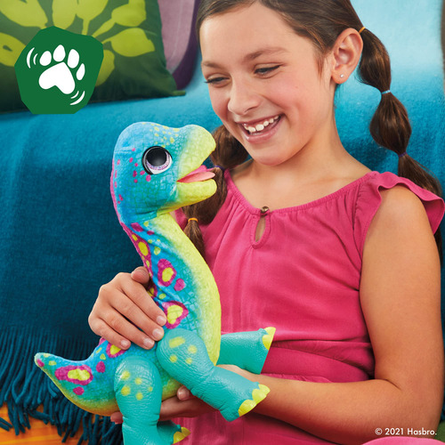 Mascota Interactiva Furreal Snackin' Sam, El Dinosaurio Bron