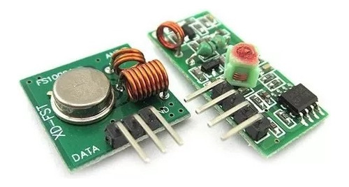 Modulo Rf Transmisor Receptor Rx Tx 433 Mhz Desarrollo