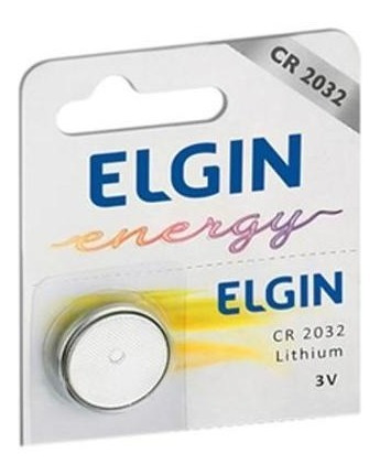 Bateria Lithium 3v Cr2032 Elgin
