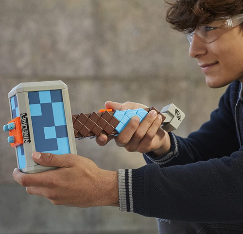 Nerf / Minecraft / Stormlander / Martillo De Dardos / Hasbro