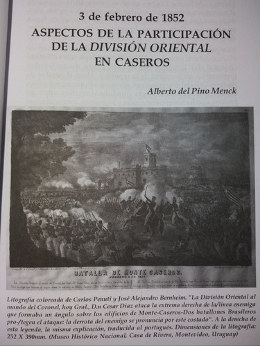 División Oriental En Monte Caseros 1852 Biografías Medalla 