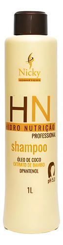 Shampoo Hn 1l Hidro Nutrição Linha Profissional Nicky