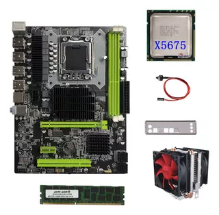 Combo Placa Base X58 4 S8 Gb Ram Xeon X5675 12 Cores Cooler