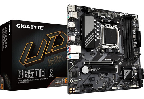 Gigabyte B650m K - Tarjeta Madre Compatible Con Am5/lga 1718