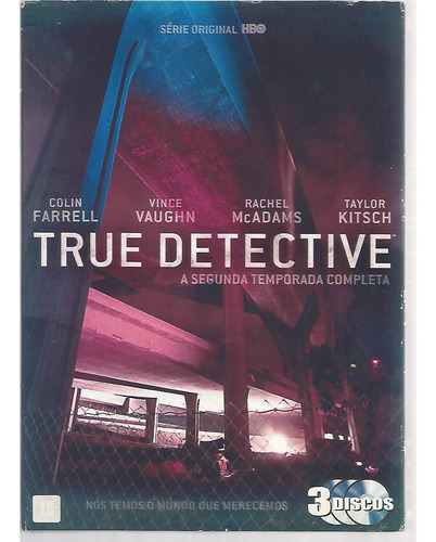Box 3 Dvds - True Detective - 2a Temporada Completa - 2016 (Usado)