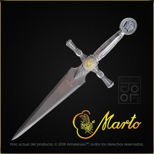 Imagen 2 de 10 de Daga Masonica Marto Toledo España Mason Cuchillo Espada
