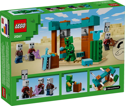 Lego Minecraft 21267 Caballero Cactus 105 Piezas 105 Desierto De Los Illianos