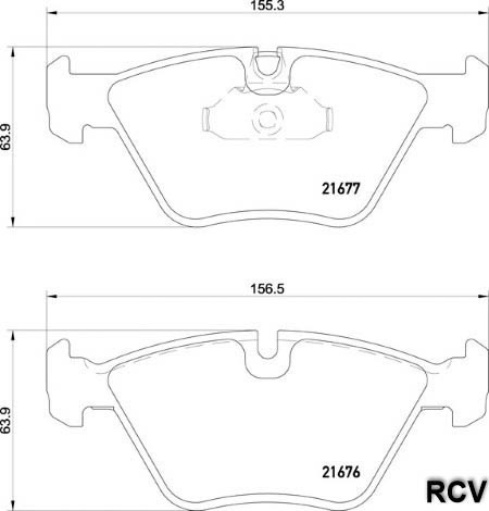 Balatas Disco  Delantera Para Bmw 330ci   2004