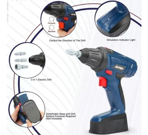 ` Accesorios For Bebés Toy Toolbox Drill 2024