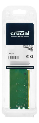 Memoria Dimm Crucial Basics Ddr4 (3200mhz), Cl 22, 8gb.