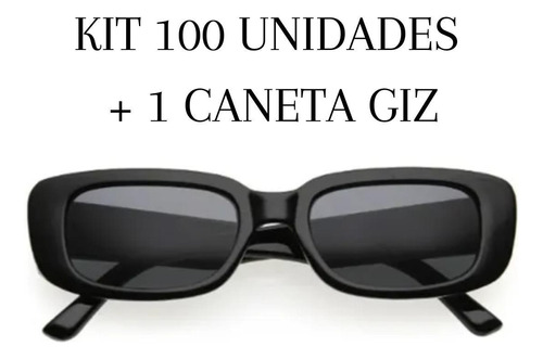 Óculos Personalizados Kit 100 Unid. + Caneta Giz