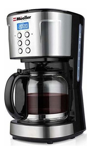 Cafetera Mueller Ultra, Maquina Programable De 12 Tazas