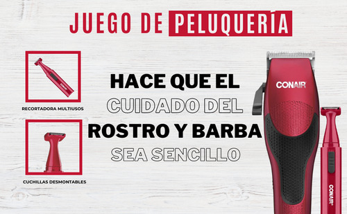 Combo Todo En Uno Recortadoras Y Perfiladora Conair