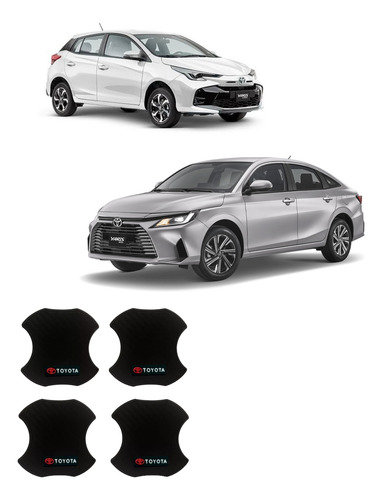 4 Pcs Protector Manija Para Toyota Yaris Sedan - Hatchback