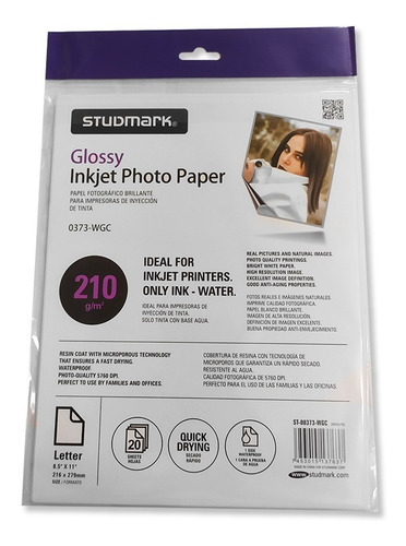 Imagen 2 de 4 de Papel Fotográfico 210g