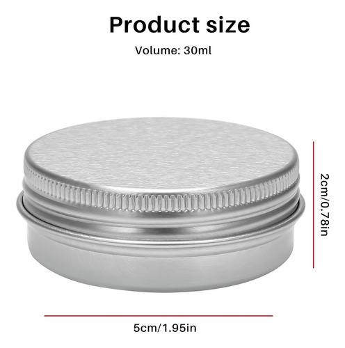 Recipientes De Almacenamiento Pequeños De 30 Ml Con Tapón De