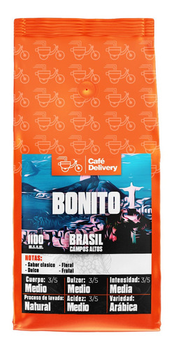 Cafe Blend Bonito Brasil - Tostado Natural En Grano O Molido