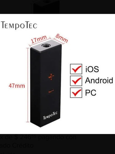 Dac/amp Tempotec Sonata Hd Pro(usb C Y A Genérico) (Usado)