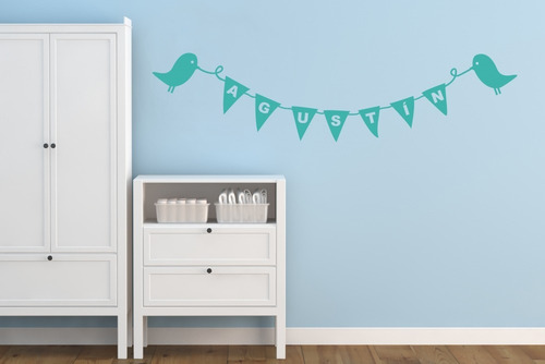Imagen 2 de 9 de Tu Nombre En Vinilo | 100x25cm | Decorativo | Vinilo Design