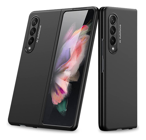 Funda Para Galaxy Z Fold 3 Negra Liviana Ultrafina