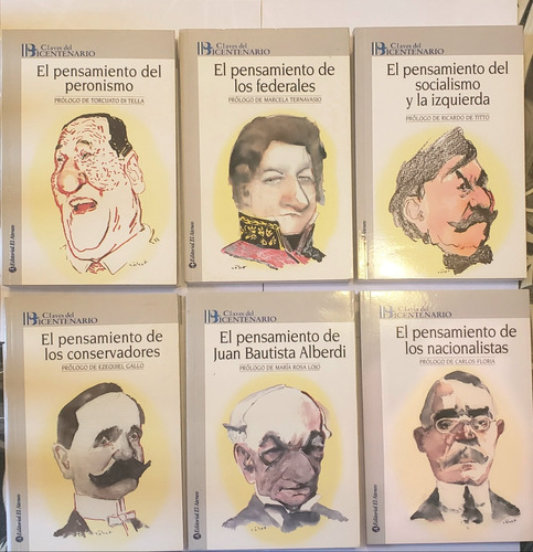 Colección  Pensamiento Político Argentino  . 6 Libros Oferta