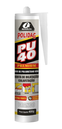 Cola Selanternae Pu40 Garin Polidag Cinza 400g  Ppc-400