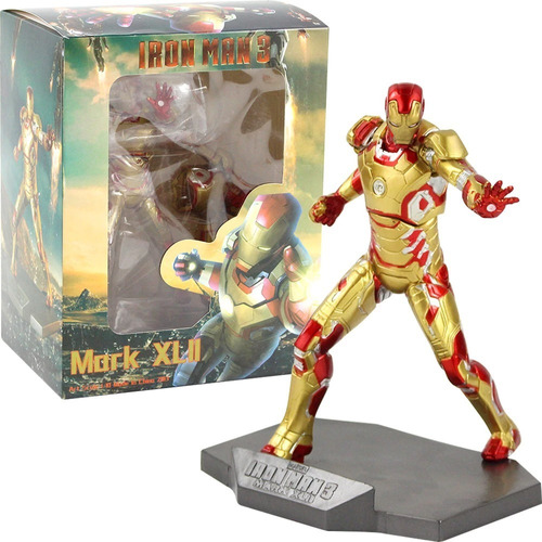 Figura Iron Man Mark 42  Estatuilla Tronco Removible