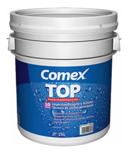 comprar Cubeta Comex Top Aislante Térmico 10 Años Blanco 19 Litros