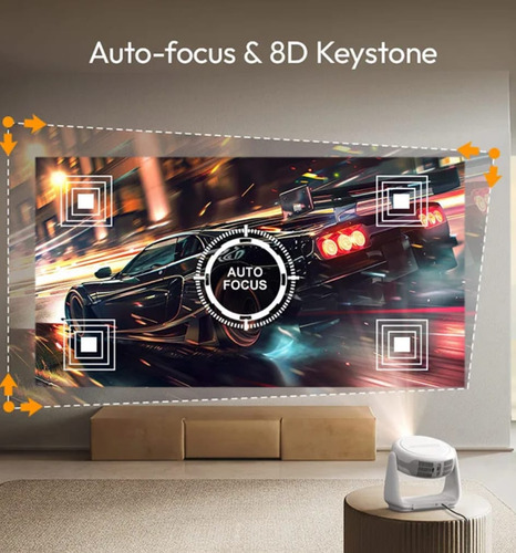 Projetor Inteligente Vevshao A10 Com Resolução 4k E Wifi 5g