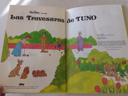 Libro Club Walt Disney Las Travesuras De Tuno- Novaro- 1981 (Usado)