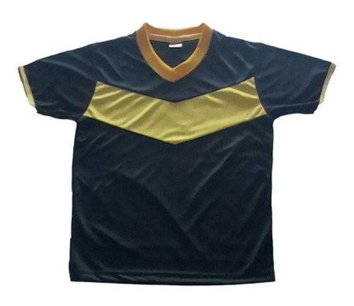 Camiseta Deportiva X 13 Art1061 Negro-amarillo Talle 10 Y 12